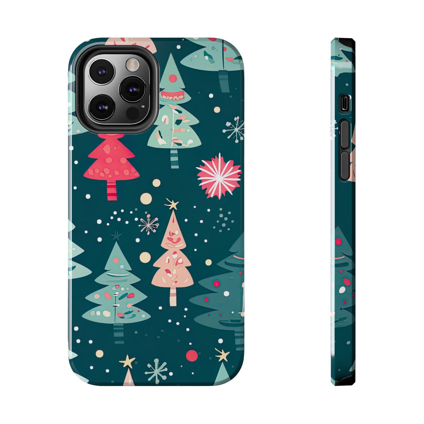 Whimsical Christmas Trees - iPhone Series Case