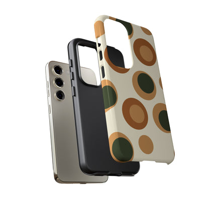 Retro Earthy Circles - Samsung Galaxy Case