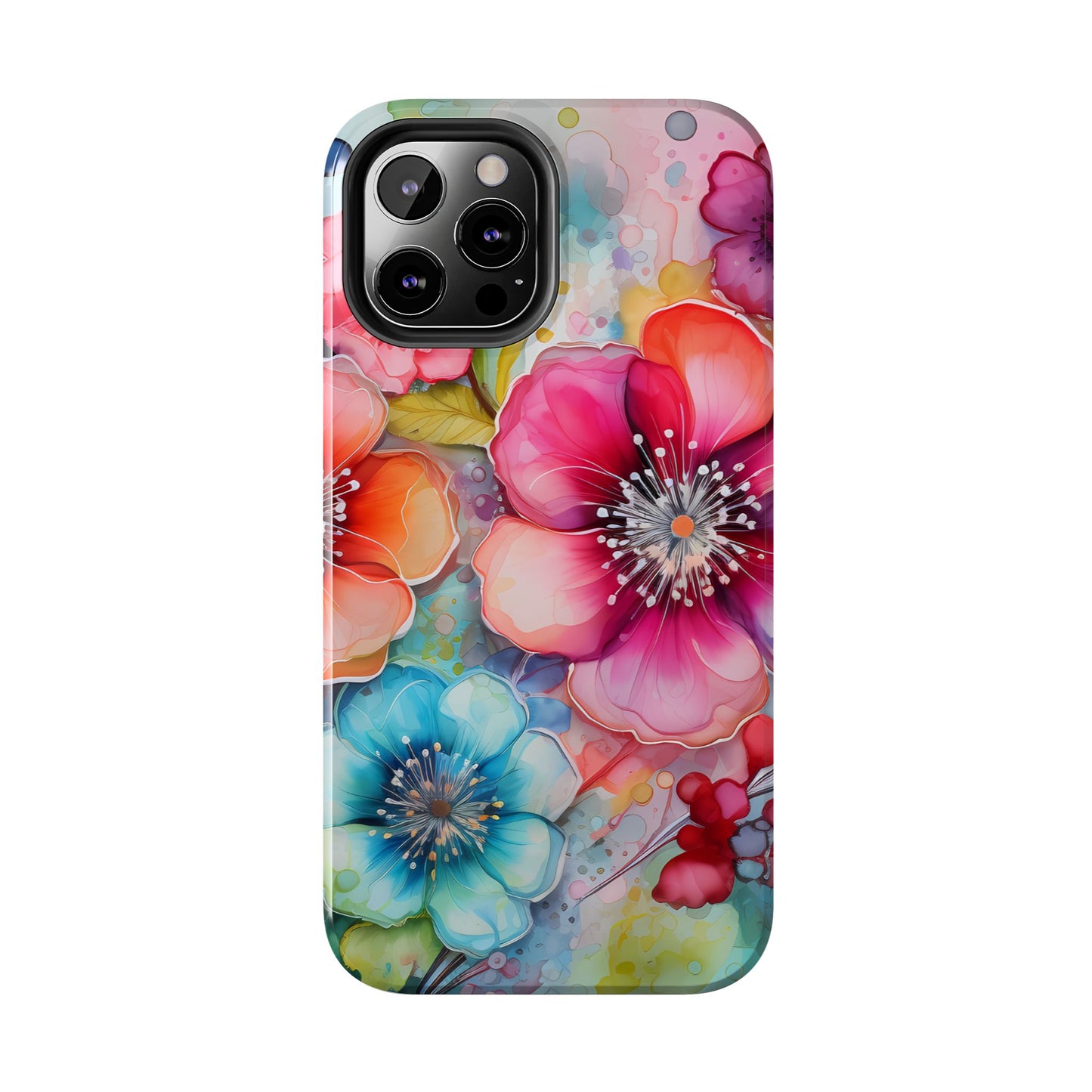 Vibrant Watercolor Floral Garden - iPhone Series Case