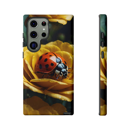 Samsung Galaxy Case: Ladybug on Yellow Petals