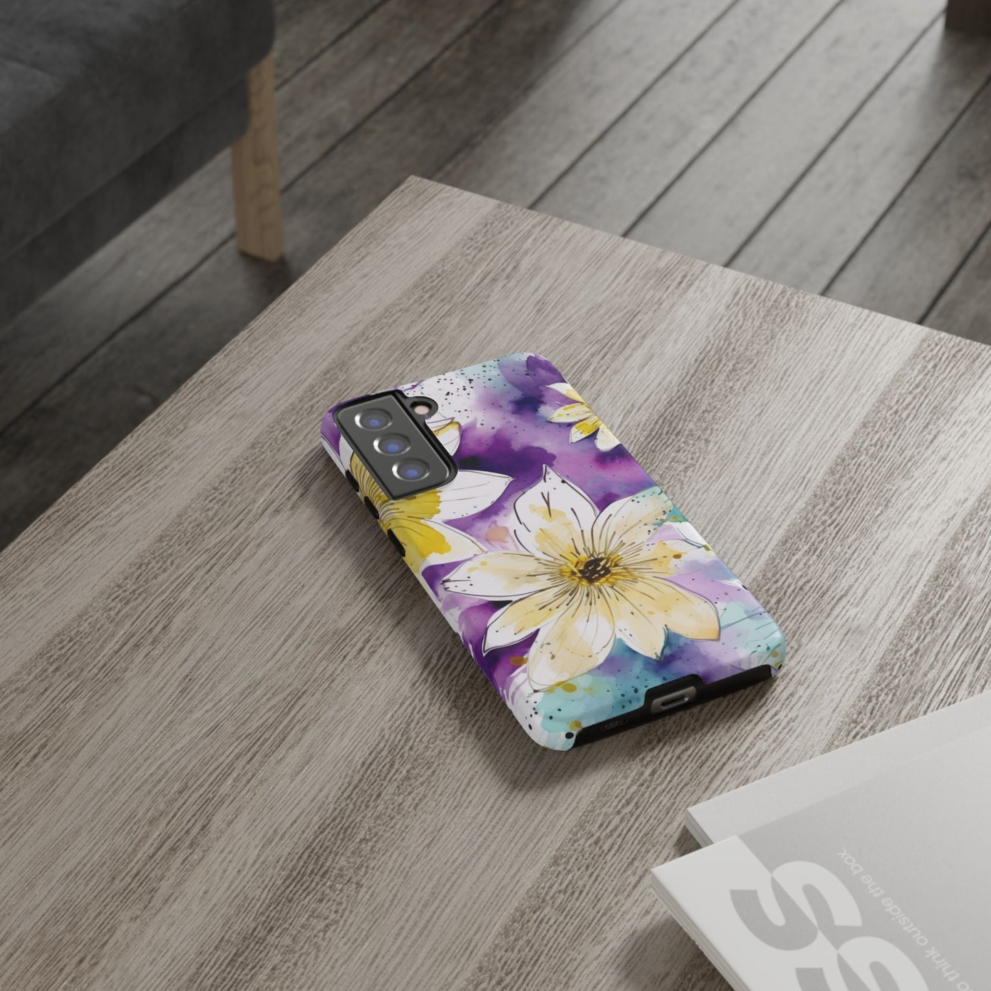 Abstract Floral Watercolor Splash - Samsung Galaxy Series Case