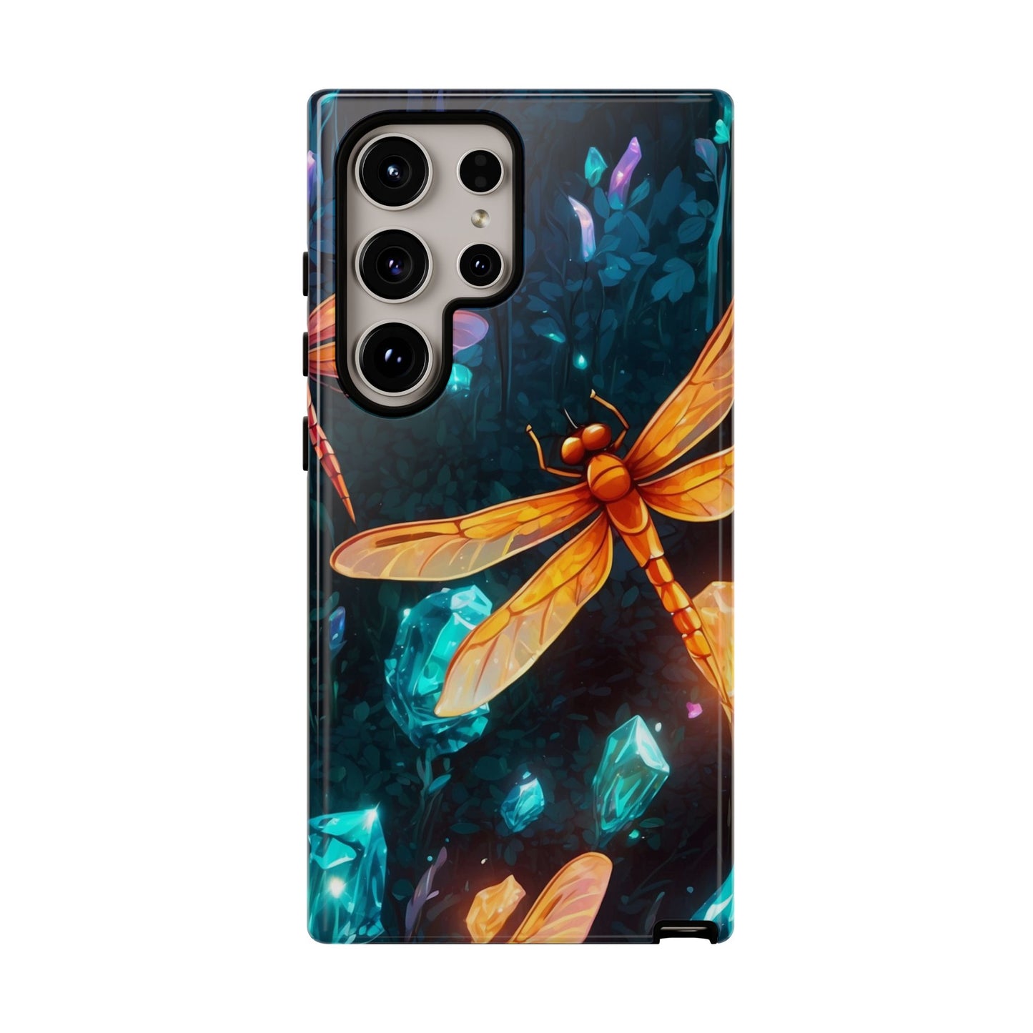 Mystical Dragonflies & Crystals – Samsung Galaxy Series Case
