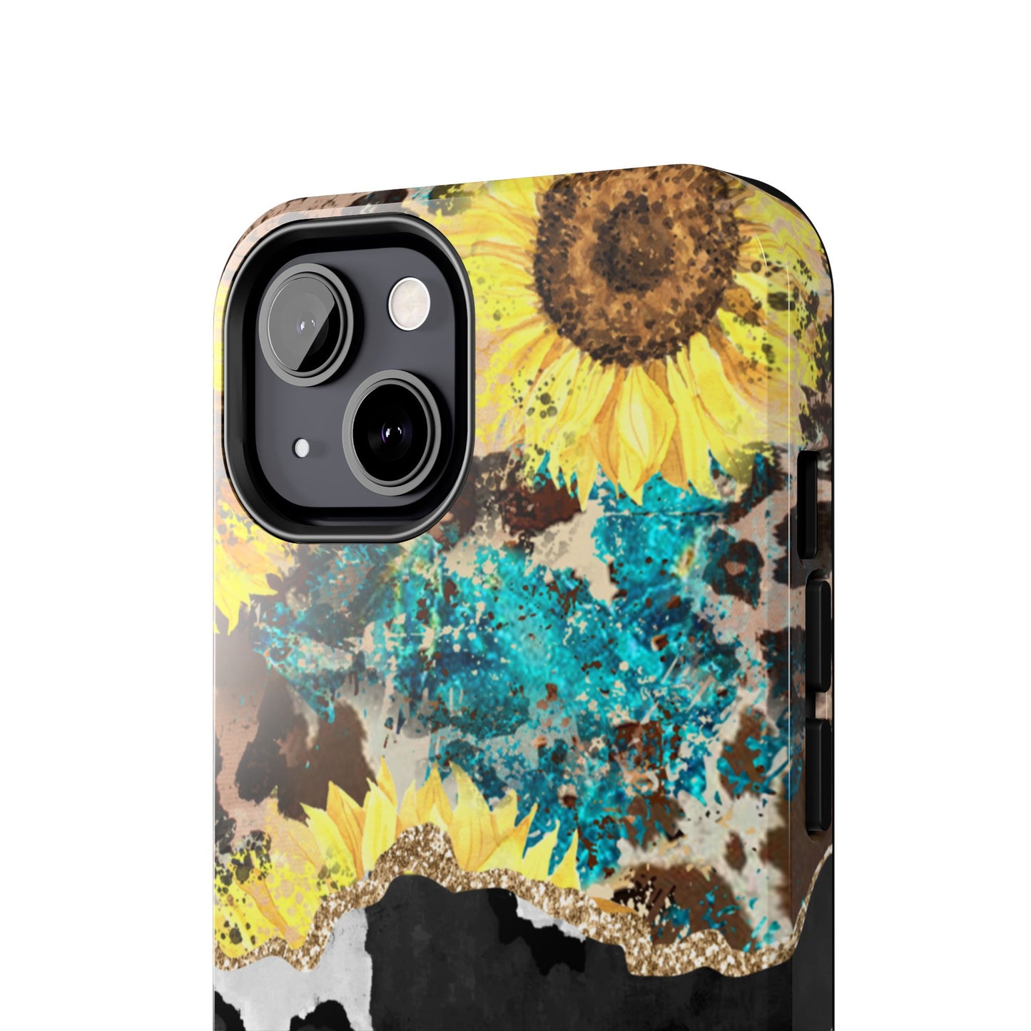 Rustic Sunflower Leopard Glam - iPhone Series Case