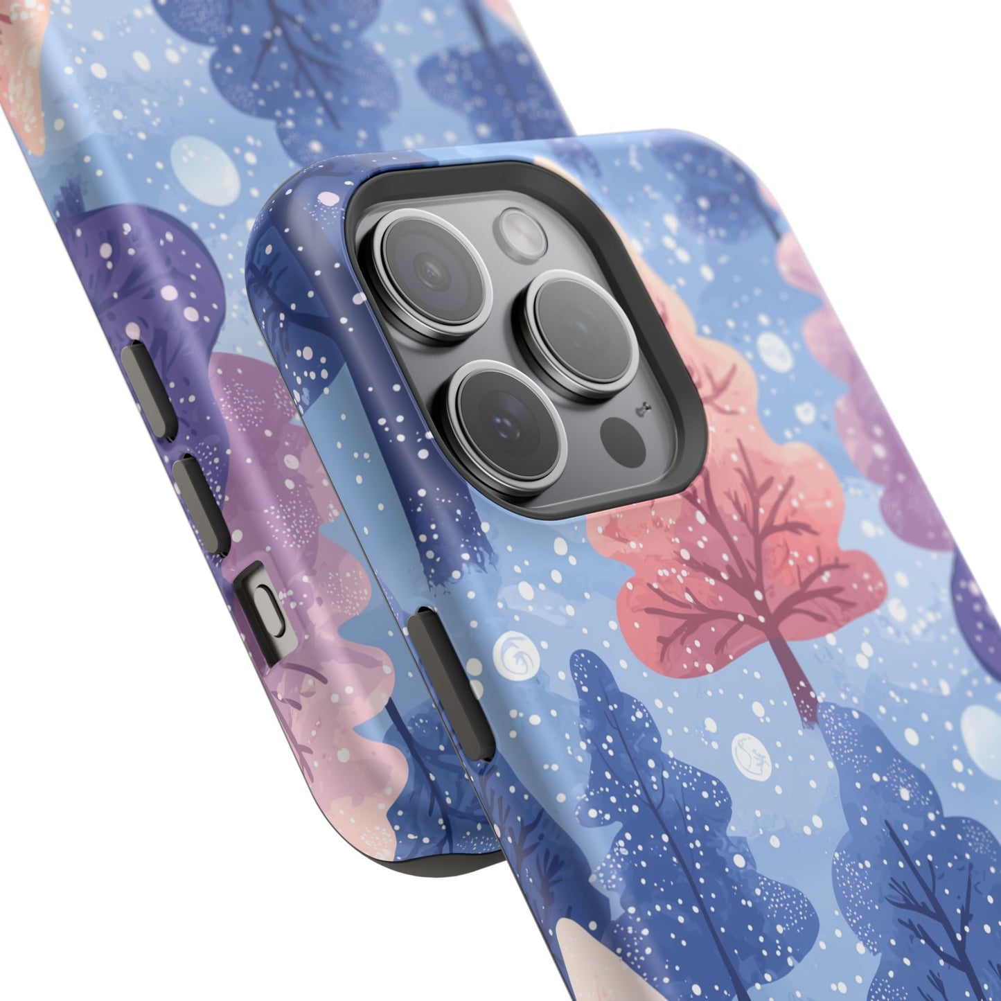 Pink & Purple Winter Wonderland - MagSafe iPhone Series Case