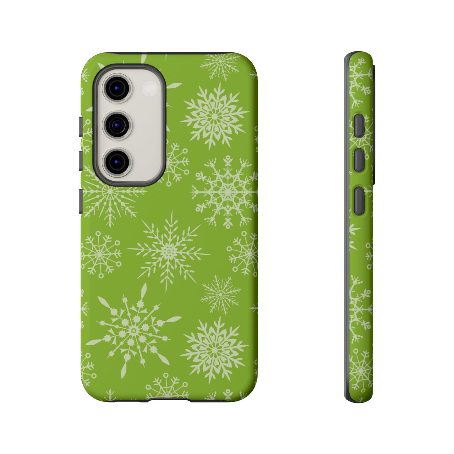 Green Snowflake Pattern – Samsung Galaxy Series Case