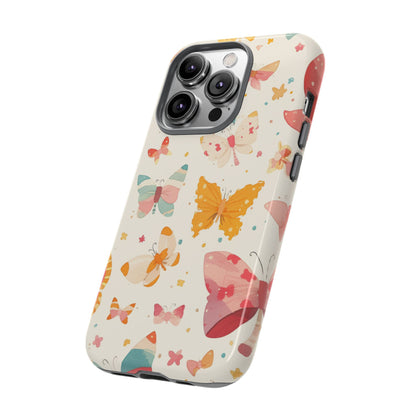 Coquette Watercolor Butterfly iPhone Case