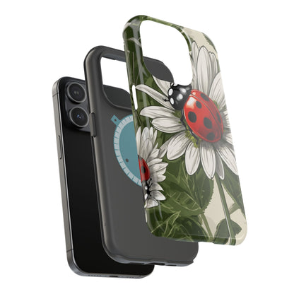 Ladybug & Daisy Garden Charm - MagSafe iPhone Case