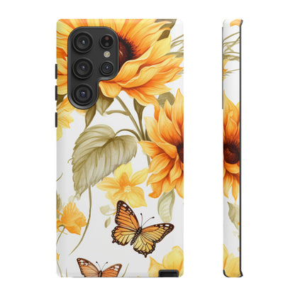 Sunflower & Butterfly Bliss - Samsung Galaxy  Series Case