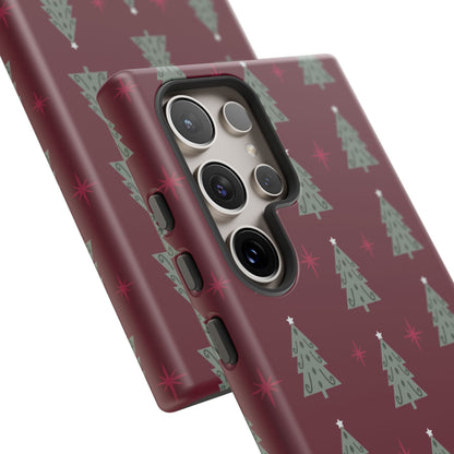 Retro Christmas Tree Pattern – Samsung Galaxy Series Case