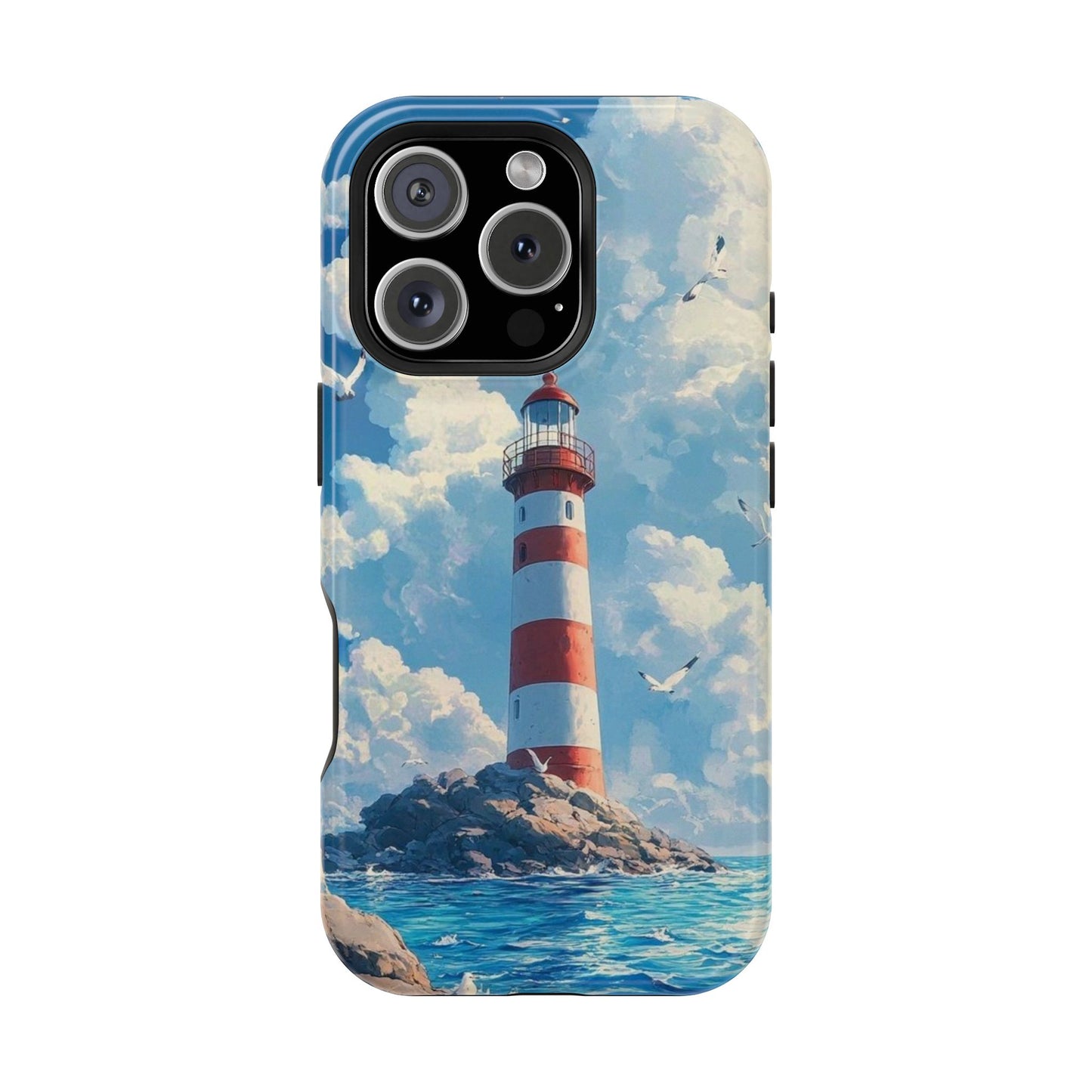 Iphone Case - Majestic Lighthouse Scene Design