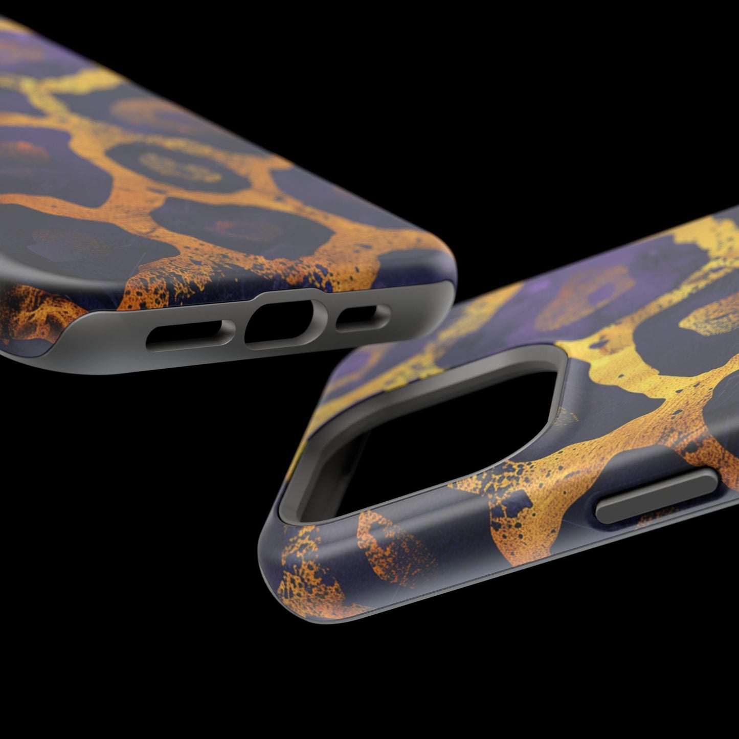 Regal Amethyst Leopard iPhone Case