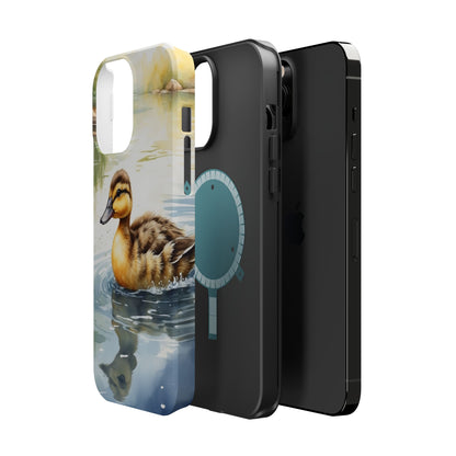 Graceful Duck Reflection – MagSafe iPhone Case