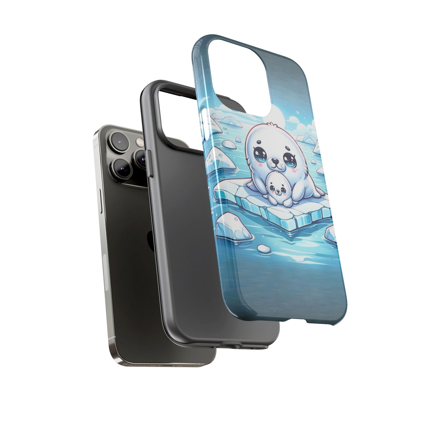 Arctic Embrace Seal iPhone Case