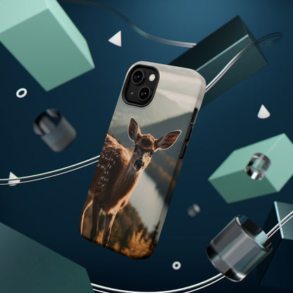 Whimsical Fawn in a Sunlit Forest MagSafe iPhone Case