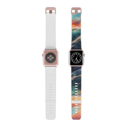  Ocean Wave Sunset Apple Watch Band