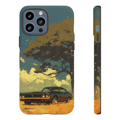 Retro Road Trip Vintage Car iPhone Case