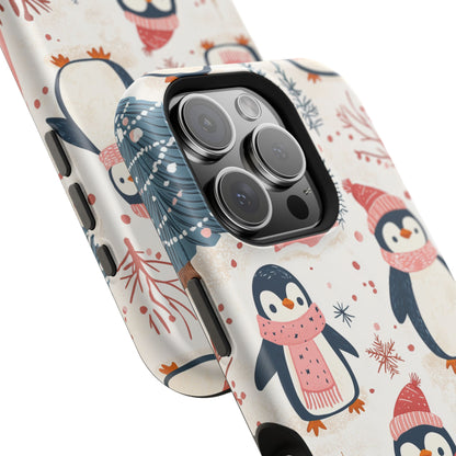 Penguin Paradise – Christmas Cheer MagSafe iPhone Case