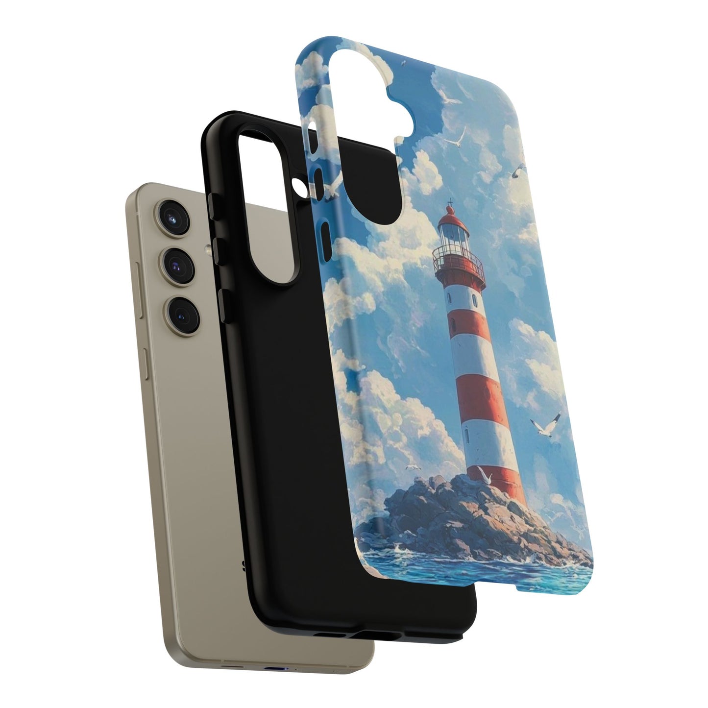 Samsung Galaxy Case - Majestic Lighthouse Scene Design