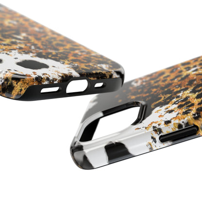 Bold Leopard Ink Splash - iPhone Series Case