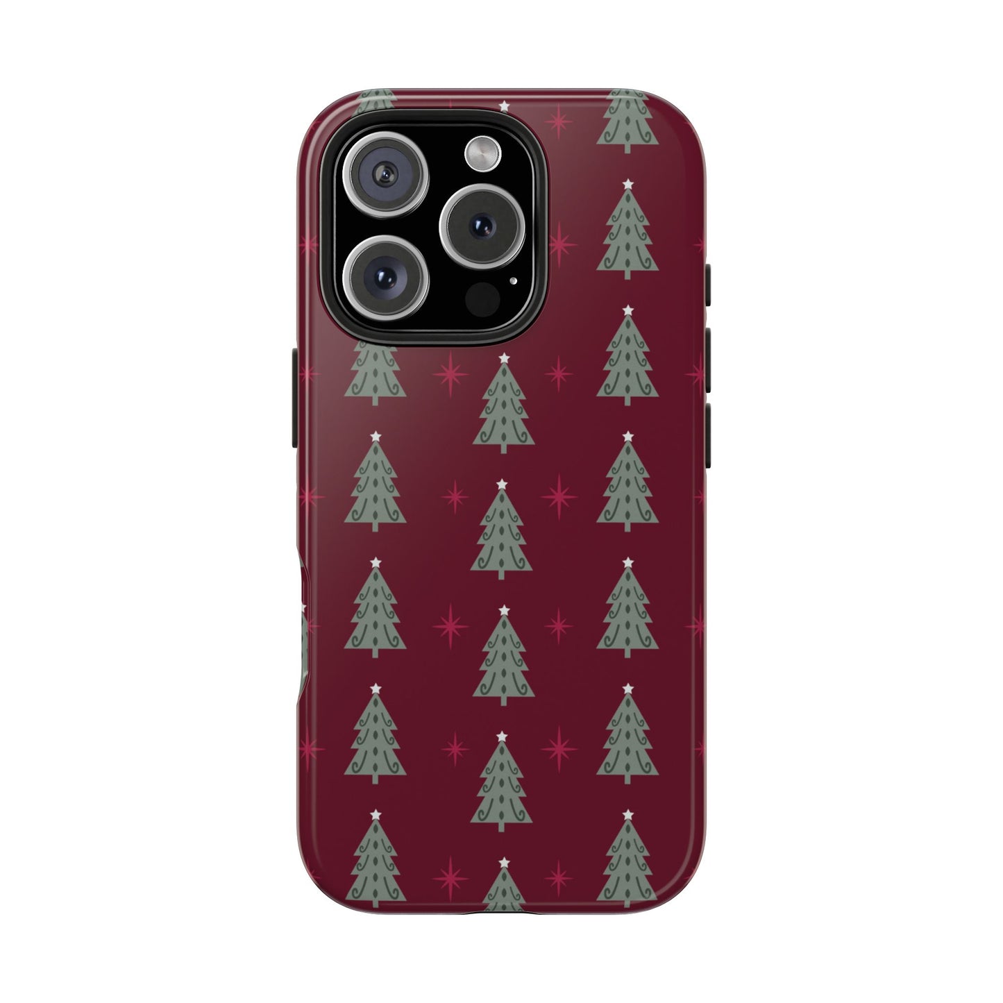 Retro Christmas Tree Pattern – iPhone Series Case