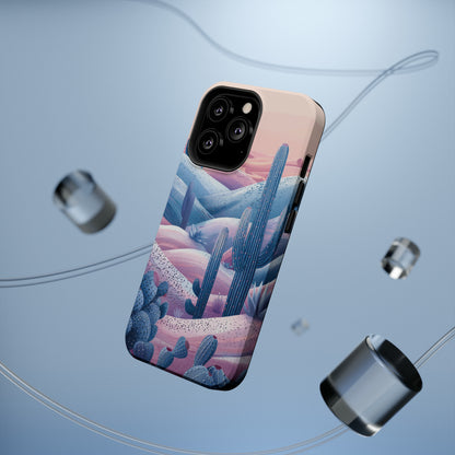 Desert Oasis MagSafe Case for iPhone – Cactus & Western Landscape Design for iPhone 15, 14 Pro Max, 13, and More!