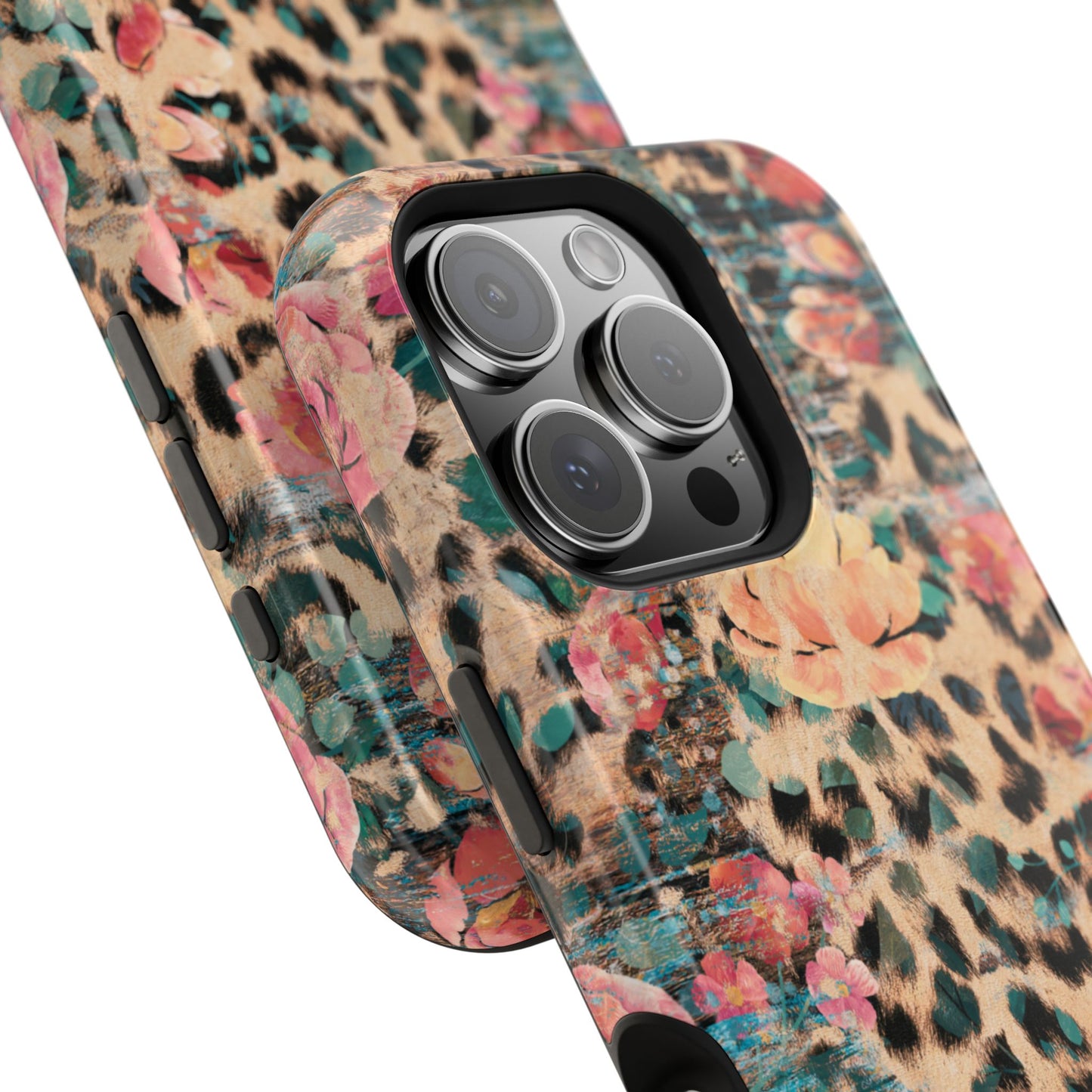 Rustic Floral Leopard - MagSafe iPhone Series Case