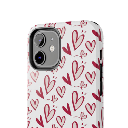 Love Scribbles iPhone Case