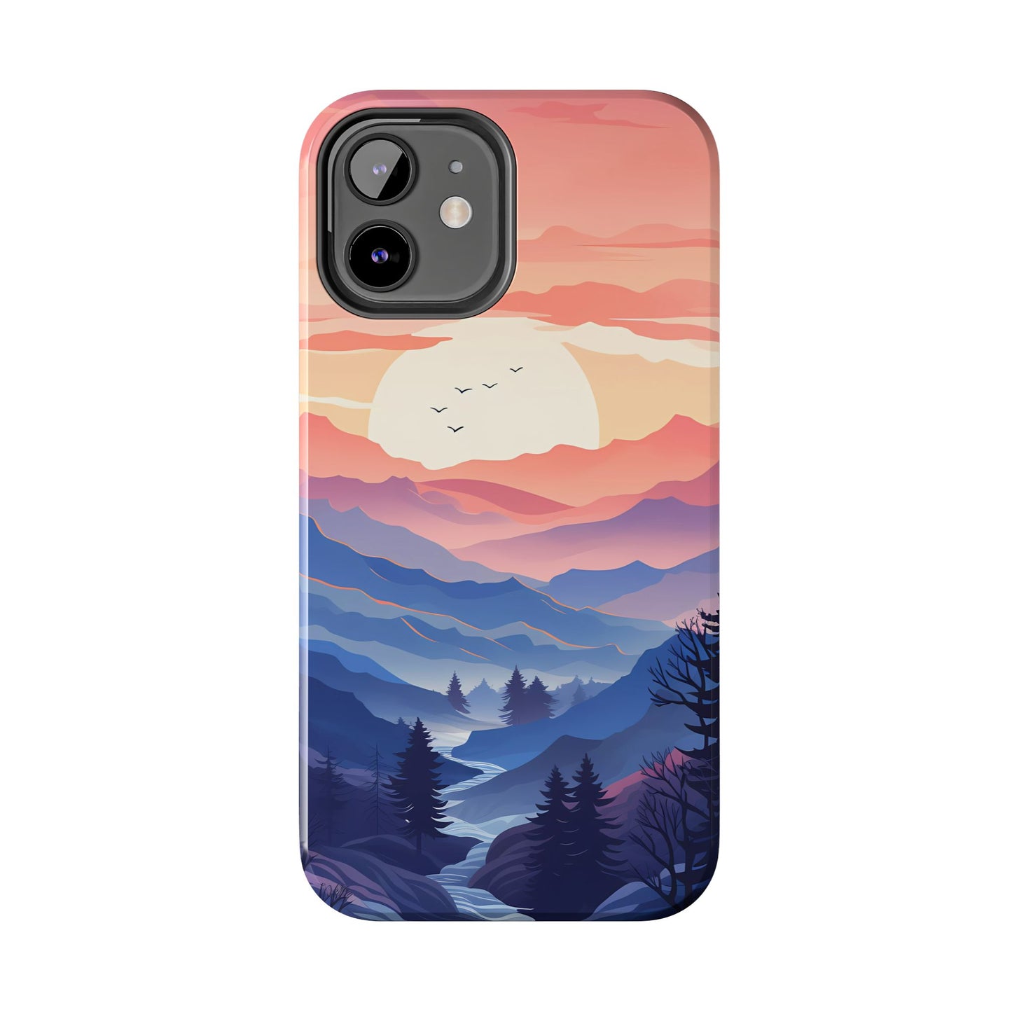 Smokey Mountains Pastel iPhone Case - BOGO Cases