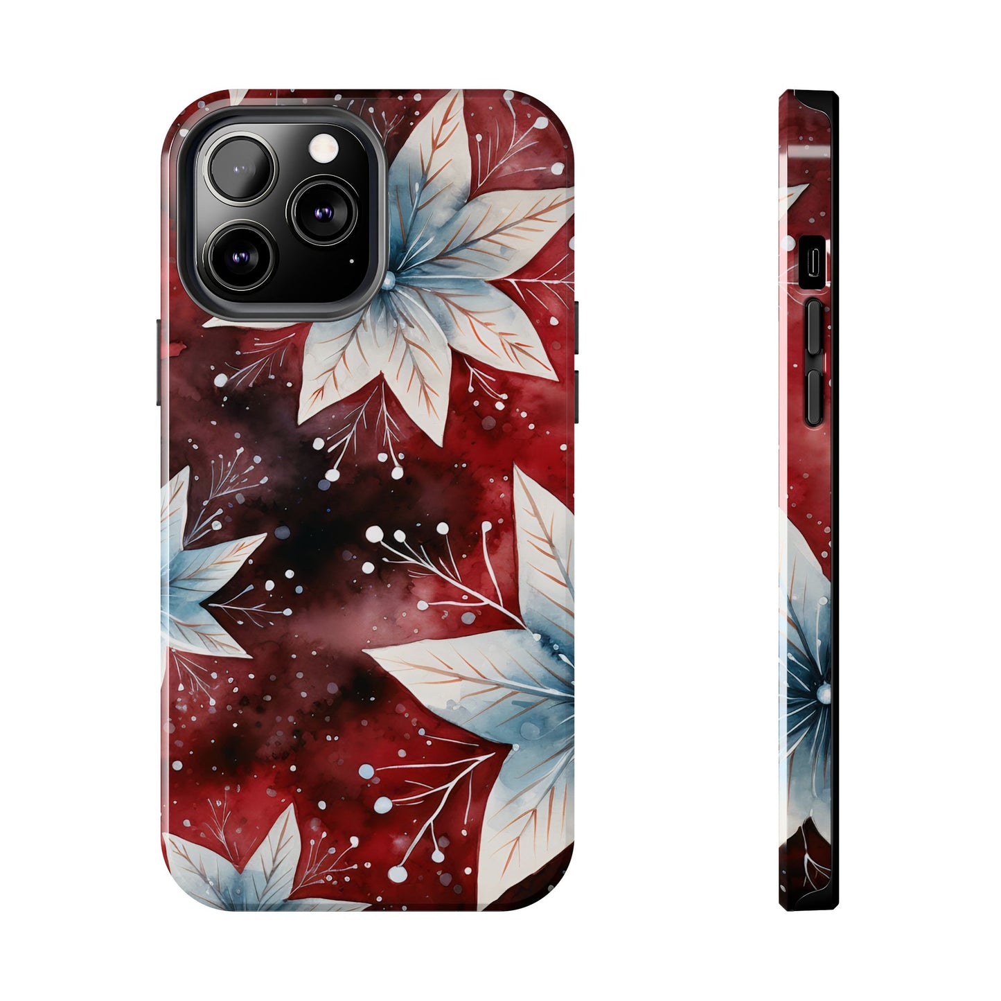 Winter Bloom Poinsettia – iPhone Case