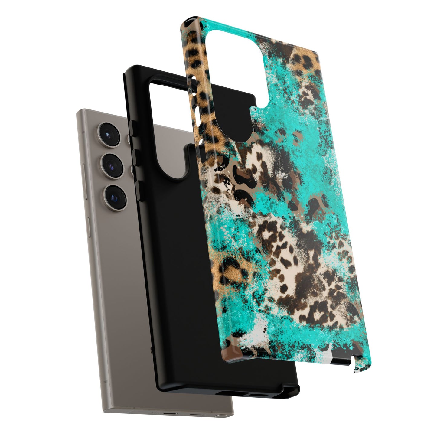 Aqua Splash Leopard - Samsung Galaxy Series Case