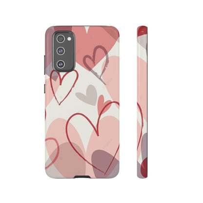 Romantic Red Hearts Samsung Galaxy Case