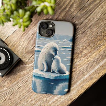 Arctic Serenity Seal iPhone Case