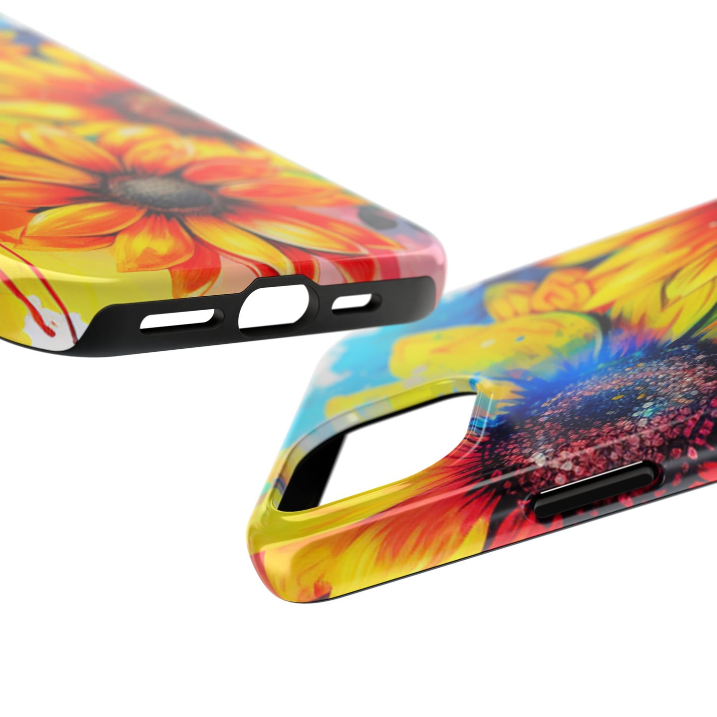 Vibrant Sunflower Splash - iPhone Series Case