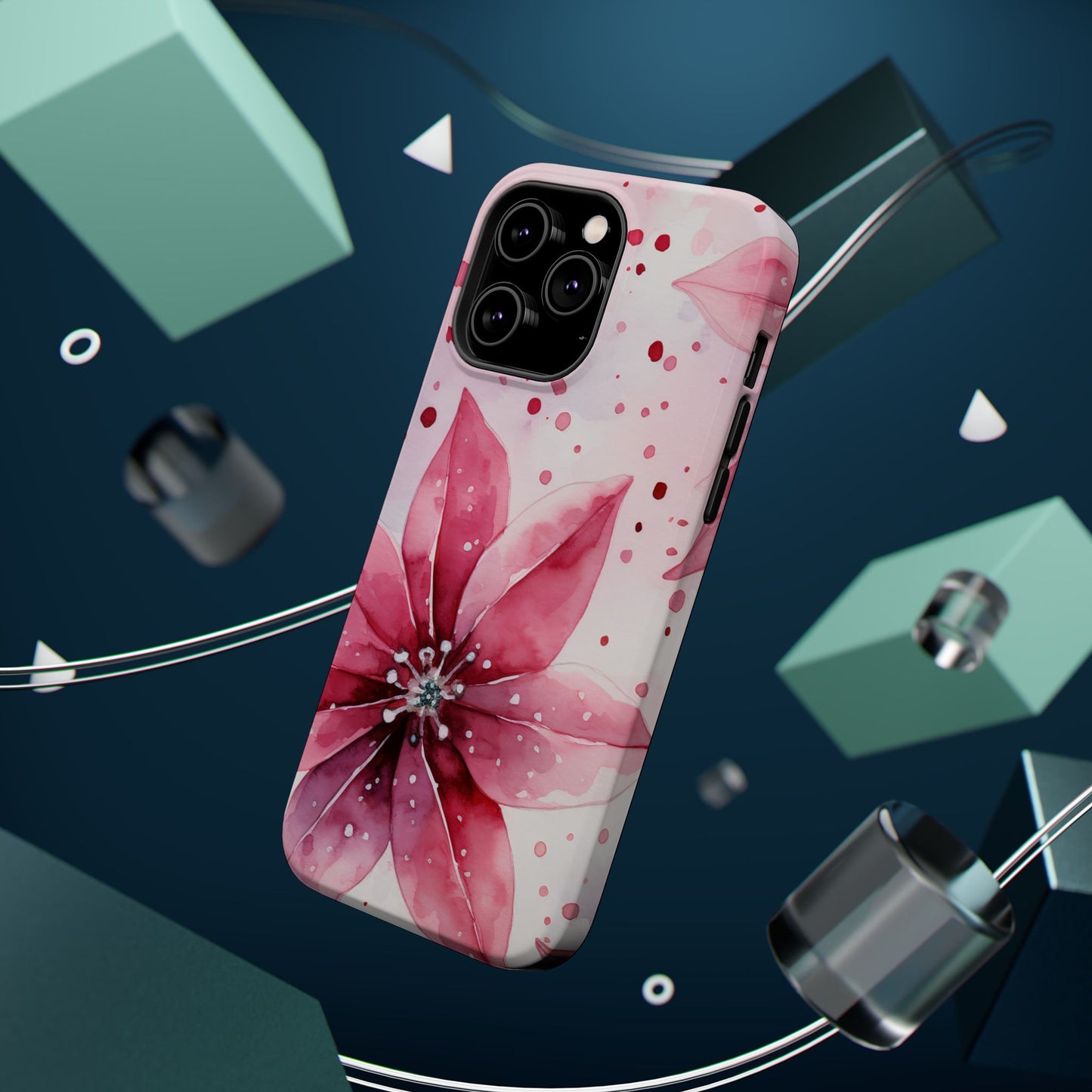 Sapphire Bloom – MagSafe iPhone Case