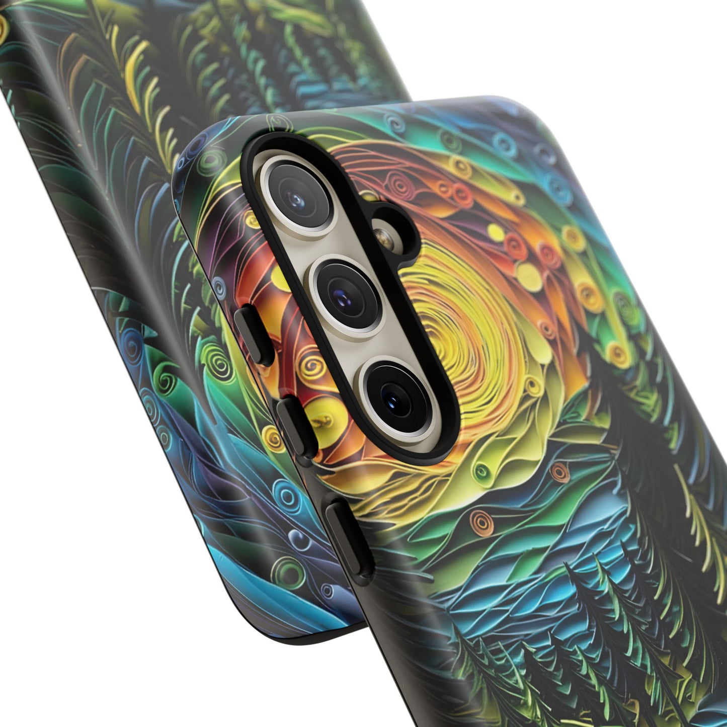 Radiant Forest Sunset Samsung Galaxy Case – Artistic Landscape Design