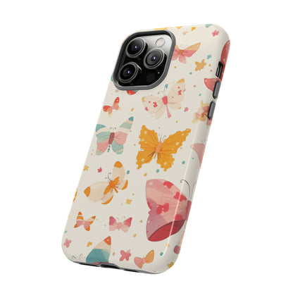 Coquette Watercolor Butterfly iPhone Case