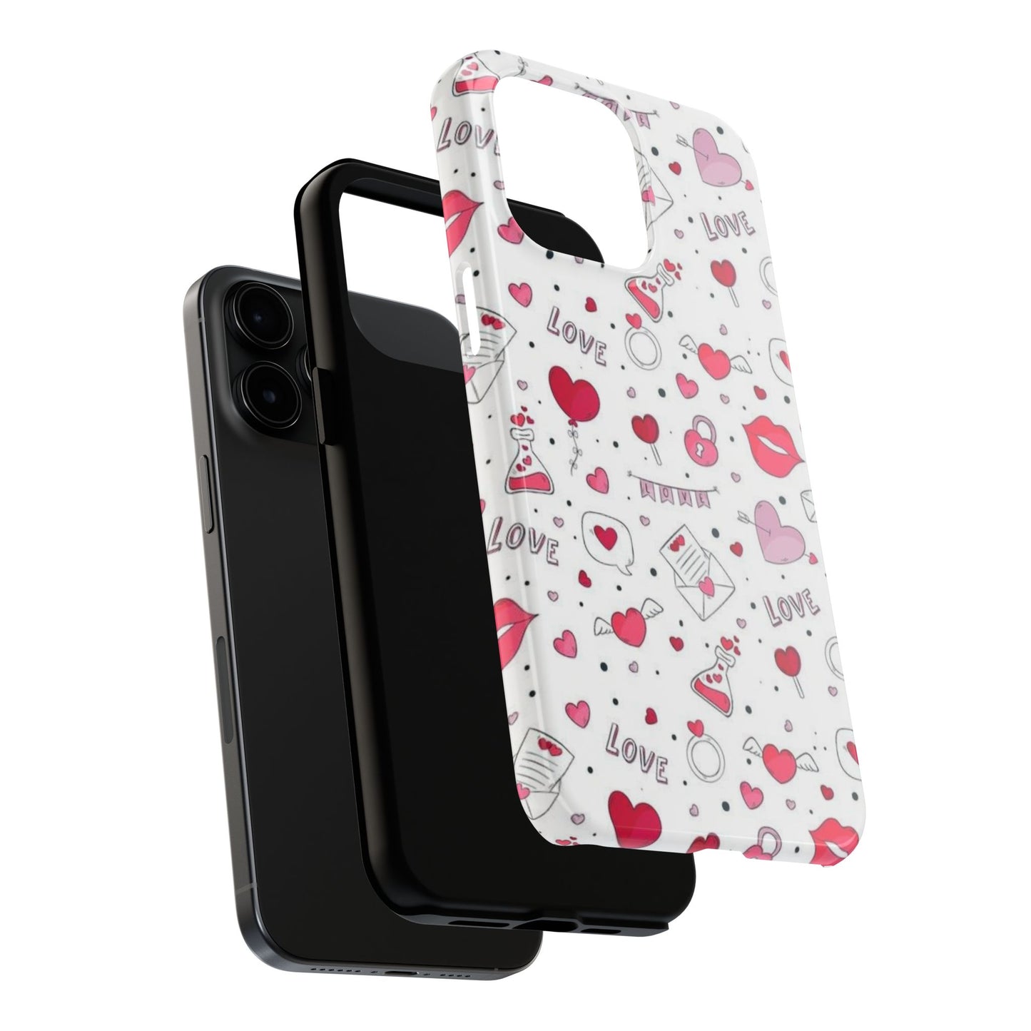 iPhone Case: Romantic Love-Inspired Icons Case