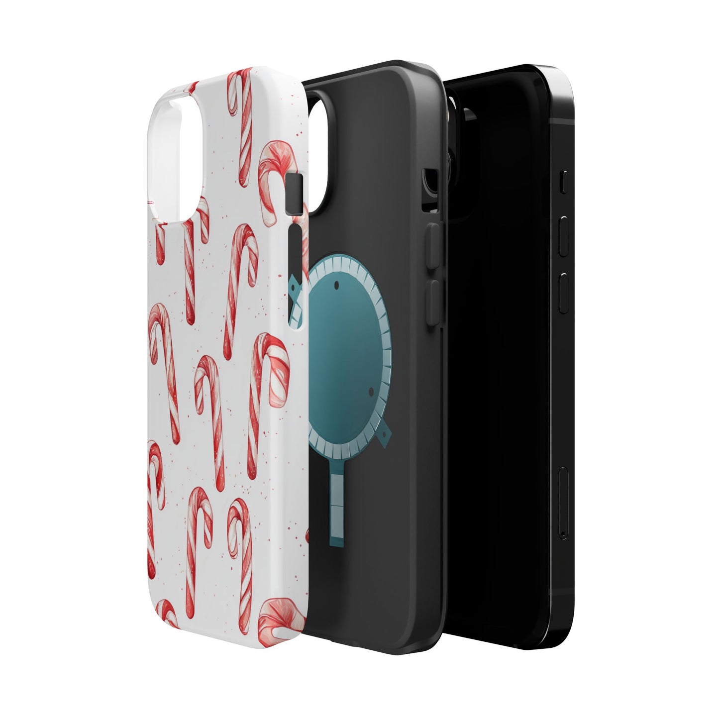 Candy Cane Christmas Pattern – MagSafe iPhone Series Case