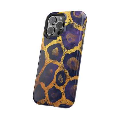 Regal Amethyst Leopard iPhone Case