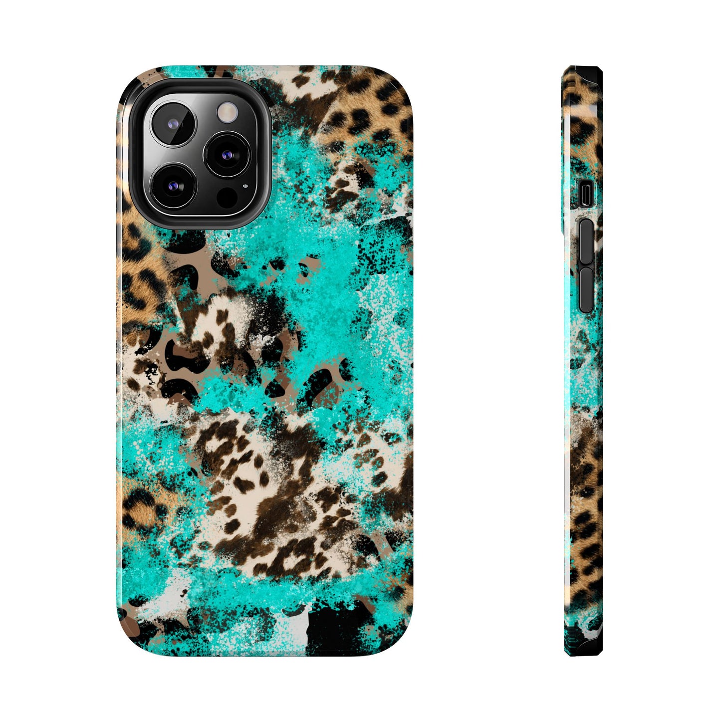 Aqua Splash Leopard - iPhone Series Case