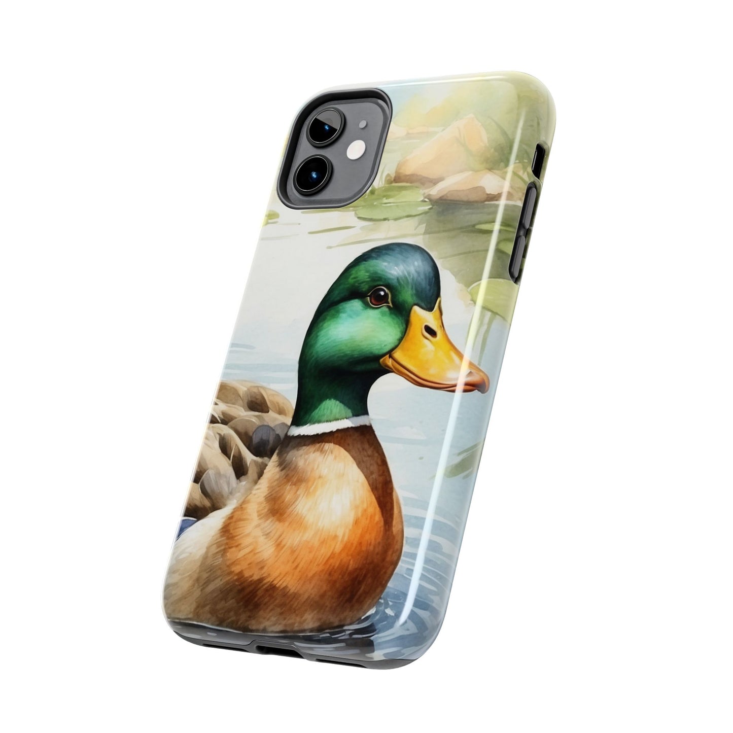 Serene Duck Reflection - iPhone Case