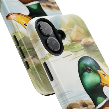 Serene Duck Reflection - iPhone Case