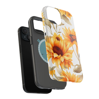 Sunflower & Monarch Garden - MagSafe iPhone Series Case