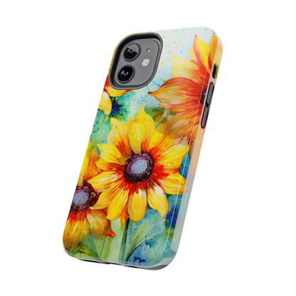 Watercolor Sunflower Splash - iPhone Series Case