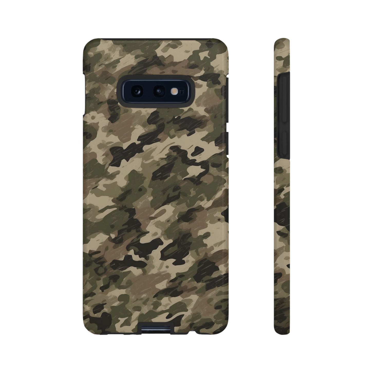 Classic Light Brown Camouflage – Premium Samsung Galaxy Case, Rugged and Stylish