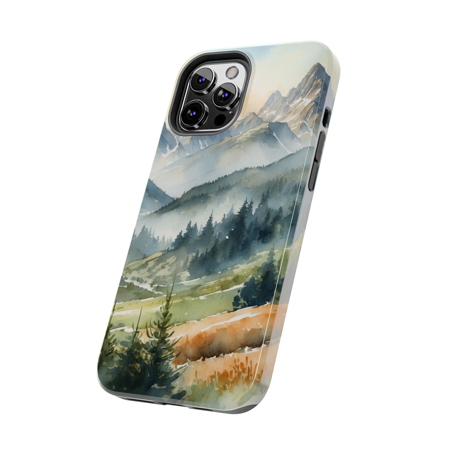 Serene Alpine Forest - iPhone Case