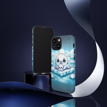 Arctic Embrace Seal iPhone Case