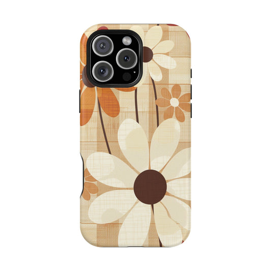 Harvest Daisy Plaid iPhone Case