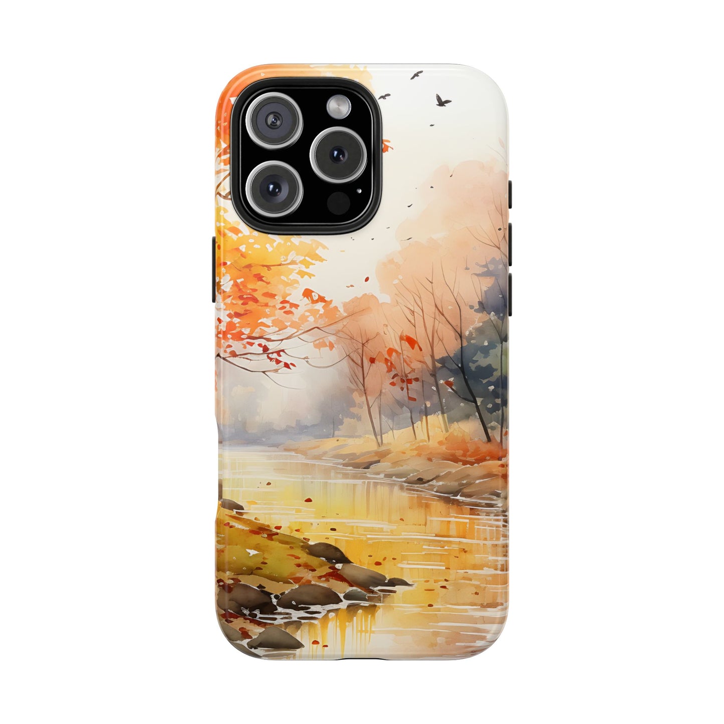 Autumn River Serenity – iPhone Case