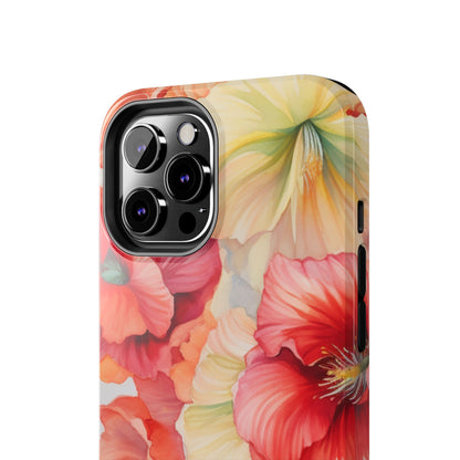 Gumamela Blush Pink Watercolor Floral – iPhone Series Case